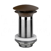 Gessi Донный клапан свободного слива, без перелива, цвет: dark bronze 01391#845