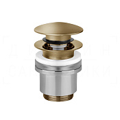 Gessi Донный клапан универсальный “Stop&Go”, цвет: warm bronze brushed PVD 01408#726