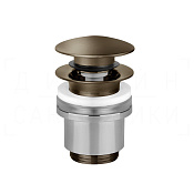 Gessi Донный клапан универсальный “Stop&Go”, цвет: coffee bronze brushed PVD 01408#761