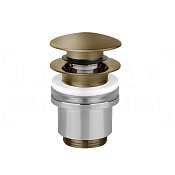 Gessi Донный клапан универсальный “Stop&Go”, цвет: deep bronze brushed PVD 01408#791