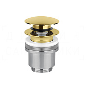 Gessi Донный клапан без перелива “Stop&Go”, цвет: gold PVD 01420#246