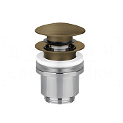 Gessi Донный клапан без перелива “Stop&Go”, цвет: antique brass 01420#713