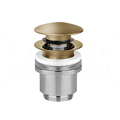Gessi Донный клапан без перелива “Stop&Go”, цвет: warm bronze brushed PVD 01420#726