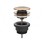 Gessi Донный клапан без перелива “Stop&Go”, цвет: copper PVD 01421#030