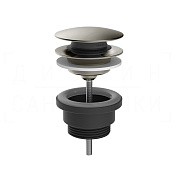 Gessi Донный клапан без перелива “Stop&Go”, цвет: steel brushed 01421#239