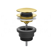 Gessi Донный клапан без перелива “Stop&Go”, цвет: gold PVD 01421#246