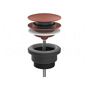 Gessi Донный клапан без перелива “Stop&Go”, цвет: glossy coral 01421#278