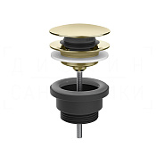 Gessi Донный клапан без перелива “Stop&Go”, цвет: brass PVD 01421#710