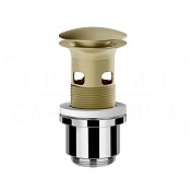 Gessi Донный клапан универсальный “Stop&Go”, цвет: brushed brass PVD 01422#727