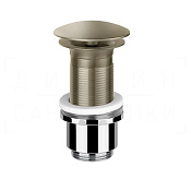 Gessi Донный клапан без перелива “Stop&Go”, цвет: finox brushed nickel 01423#149