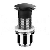 Gessi Донный клапан без перелива “Stop&Go”, цвет: matte black 01423#299