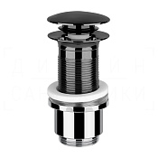 Gessi Донный клапан без перелива “Stop&Go”, цвет: black metal PVD 01423#706