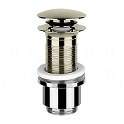 Gessi Донный клапан без перелива “Stop&Go”, цвет: nickel PVD 01423#720
