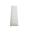 Gessi Пластина для монтажного бокса на 3 отверстия, цвет: chrome brushed 01663#147