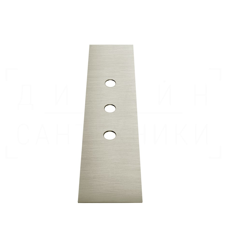 Gessi Пластина для монтажного бокса на 3 отверстия, цвет: finox brushed nickel 01663#149