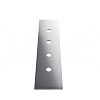 Gessi Пластина для монтажного бокса на 4 отверстия, цвет: chrome 01664#031