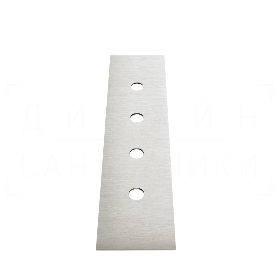 Gessi Пластина для монтажного бокса на 4 отверстия, цвет: chrome brushed 01664#147