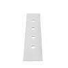 Gessi Пластина для монтажного бокса на 4 отверстия, цвет: matte white 01664#279