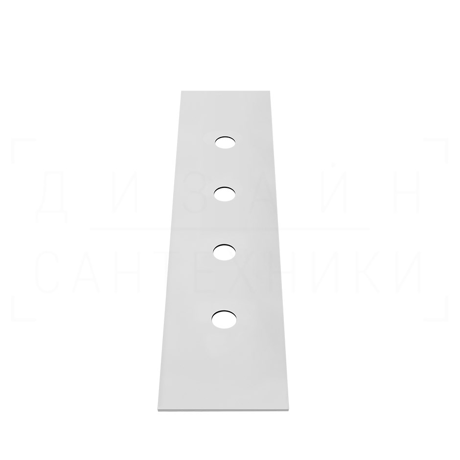 Gessi Пластина для монтажного бокса на 4 отверстия, цвет: matte white 01664#279