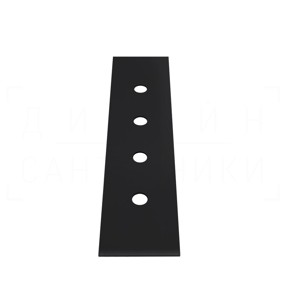 Gessi Пластина для монтажного бокса на 4 отверстия, цвет: matte black 01664#299