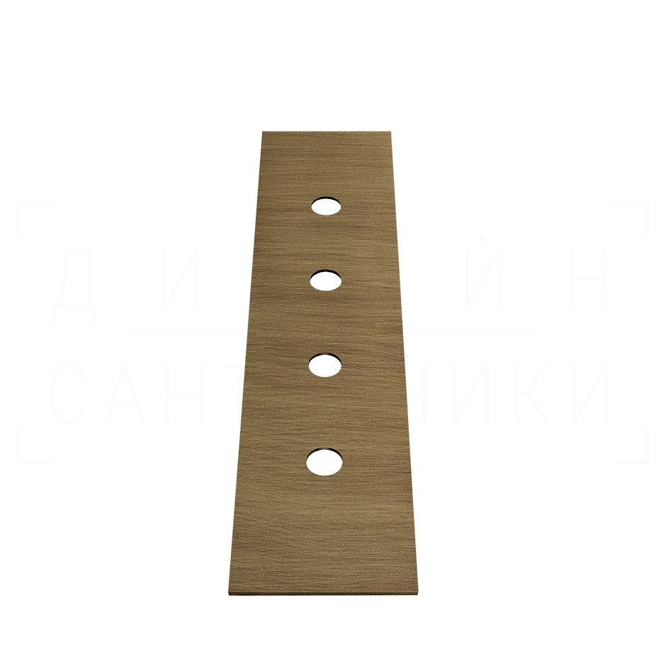 Gessi Пластина для монтажного бокса на 4 отверстия, цвет: antique brass 01664#713