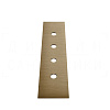 Gessi Пластина для монтажного бокса на 4 отверстия, цвет: deep bronze brushed PVD 01664#791