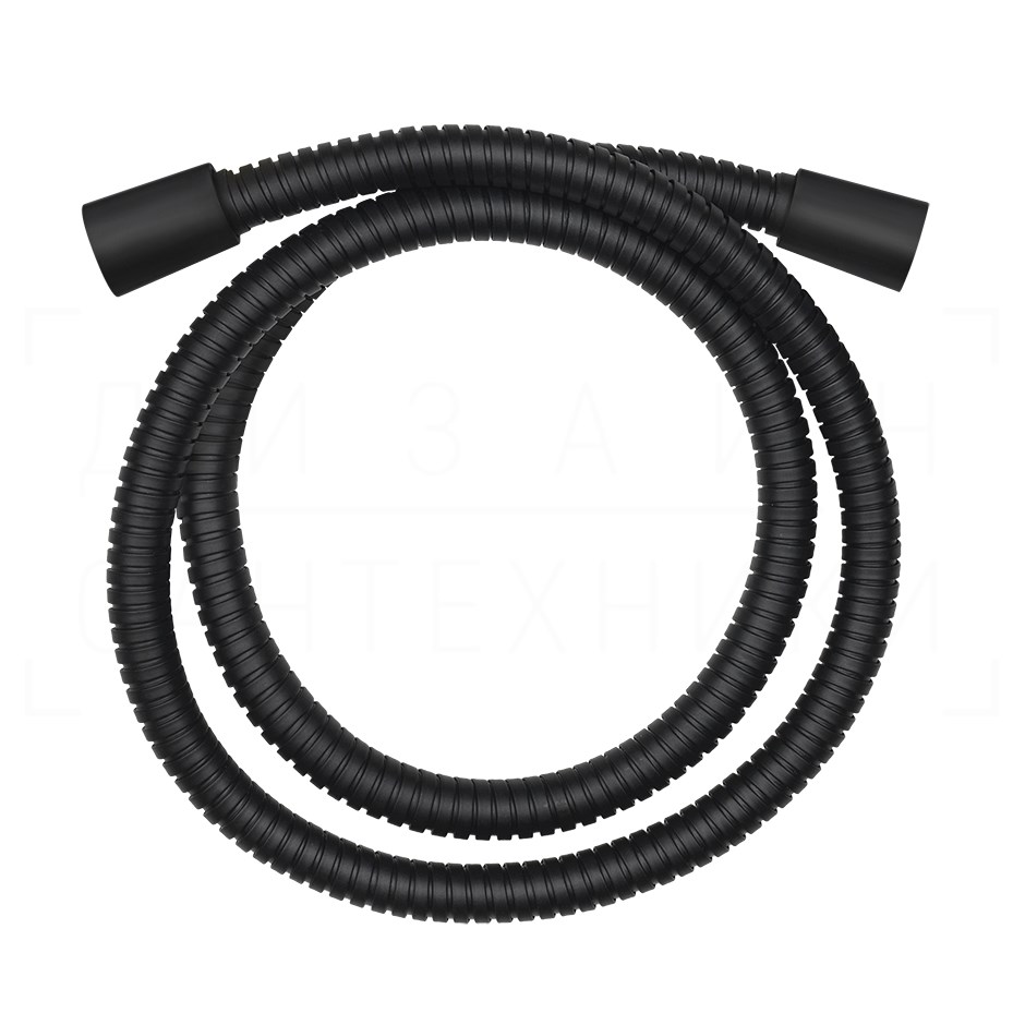 Gessi Душевой шланг 150 см, с металлической оплеткой, цвет: matte black 01724#299