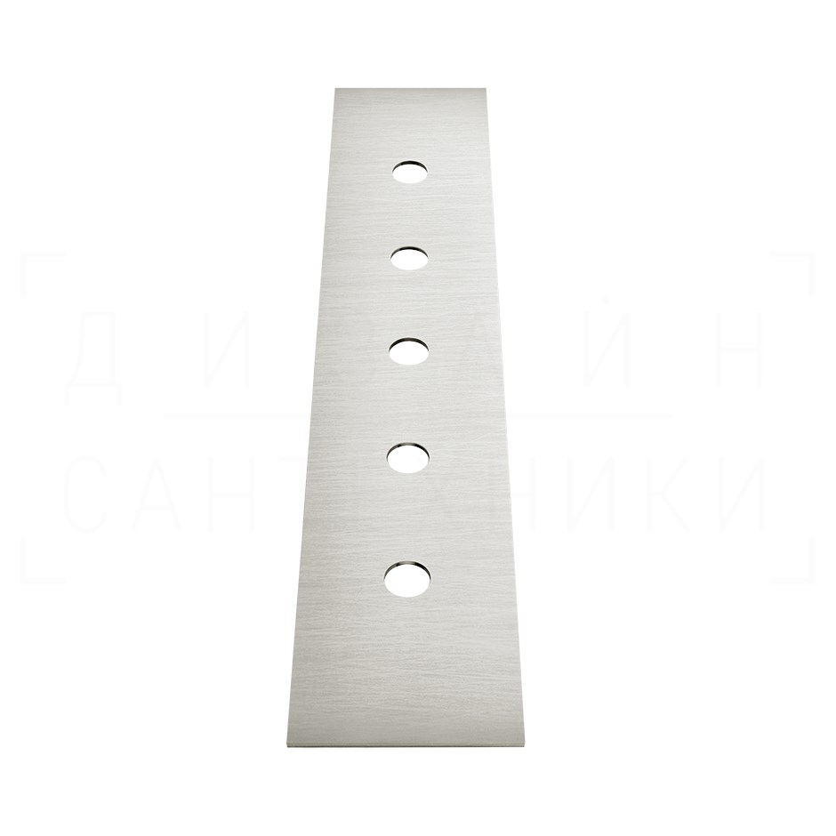 Gessi Пластина для монтажного бокса на 5 отверстий, цвет: chrome brushed 01758#147