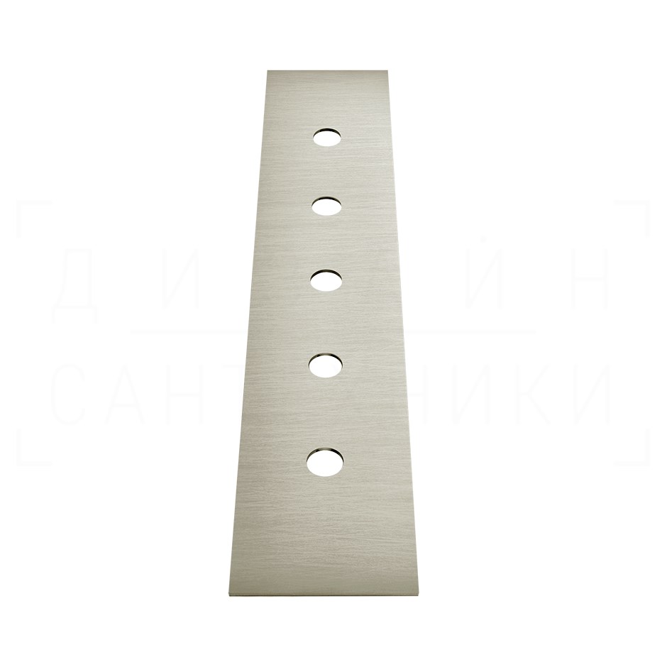 Gessi Пластина для монтажного бокса на 5 отверстий, цвет: finox brushed nickel 01758#149