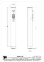 Gessi Ручной душ с 1 видом струи, цвет: chrome 14371#031