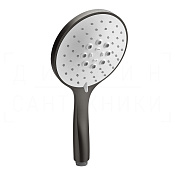 Gessi Ручной душ с 3 видами струи, цвет: black metal brushed PVD 14376#707