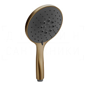 Gessi Ручной душ с 3 видами струи, цвет: deep bronze brushed PVD 14378#791