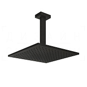 Gessi Rettangolo Верхний душ 30 см, потолочный кронштейн, 1 вид струи, цвет: aged bronze 15186#187