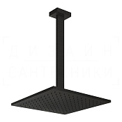 Gessi Rettangolo Верхний душ 30 см, кронштейн высота под заказ, 1 вид струи, цвет: aged bronze 15199#187