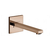 Gessi Rettangolo Излив настенный 20,7 см, фиксированный, цвет: copper PVD 20114#030