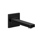 Gessi Rettangolo Излив настенный для ванны 19,6 см, фиксированный, цвет: black metal PVD 20120#706