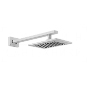 Gessi Rettangolo Верхний душ 14х21,6 см, настенный кронштейн, 1 вид струи, цвет: matte white 20148#279