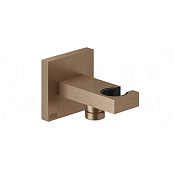 Gessi Rettangolo Шланговое подключение с держателем для душа, цвет: copper brushed PVD 20161#708