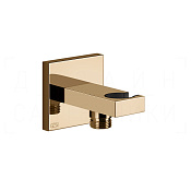 Gessi Rettangolo Шланговое подключение с держателем для душа, цвет: warm bronze PVD 20161#735