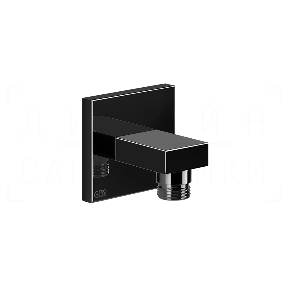 Gessi Rettangolo Шланговое подключение, цвет: black metal PVD 20169#706