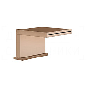 Gessi Cascata Излив на борт ванны 13,5 см, каскадный, цвет: copper PVD 20191#030
