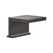 Gessi Cascata Излив на борт ванны 13,5 см, каскадный, цвет: black metal brushed PVD 20191#707