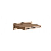 Gessi Cascata Излив настенный 15,2 см, каскадный, цвет: copper PVD 20293#030
