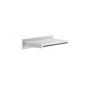 Gessi Cascata Излив настенный 15,2 см, каскадный, цвет: matte white 20293#279