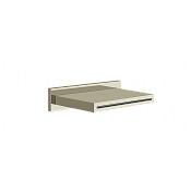 Gessi Cascata Излив настенный 15,2 см, каскадный, цвет: nickel PVD 20293#720
