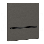 Gessi Cascata Излив настенный каскадный, цвет: black metal brushed PVD 20295#707