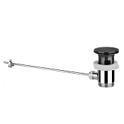 Gessi Донный клапан автоматический, с переливом, цвет: black metal PVD 29263#706