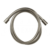 Gessi Душевой шланг 125 см, с пластиковой оплеткой, цвет: finox brushed nickel 29744#149