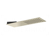 Gessi Tremillimetri Верхний душ 19,5х55 см, настенный, 1 вид струи, цвет: nickel PVD 33061#720