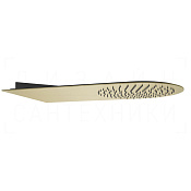 Gessi Tremillimetri Верхний душ 30х55 см, настенный, 1 вид струи, цвет: brushed brass PVD 33071#727